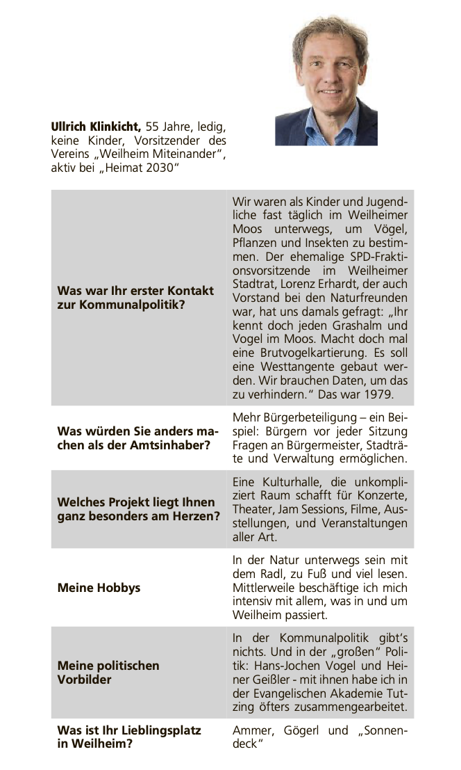 Interview mit Ullrich Klinkicht Teil 1