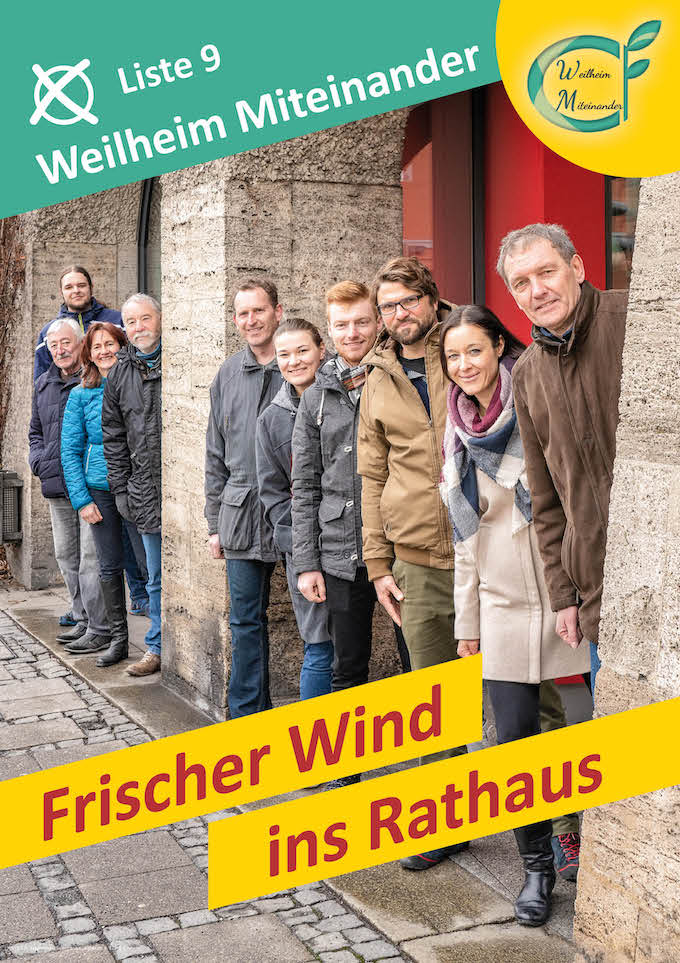 Wahlplakat Rathaus