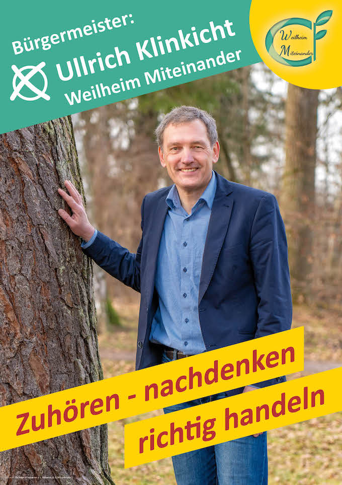 Wahlplakat Ullrich Klinkicht